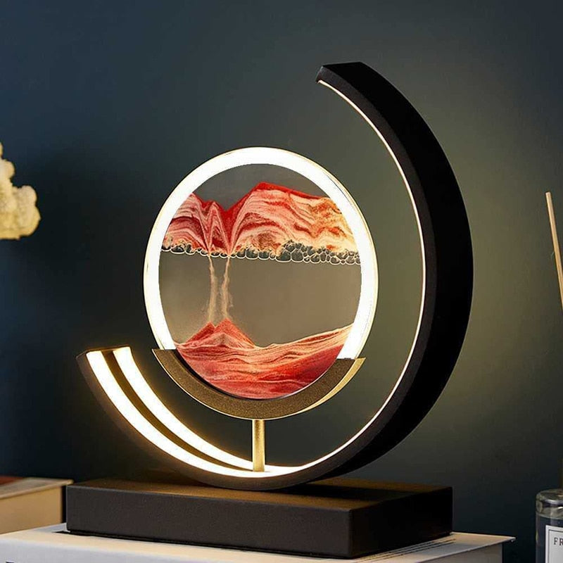 Serene Sand Art Lamp